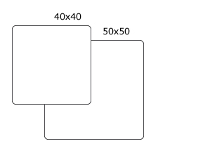 Demand Jet Matcoatede etiketter, Kvadrater