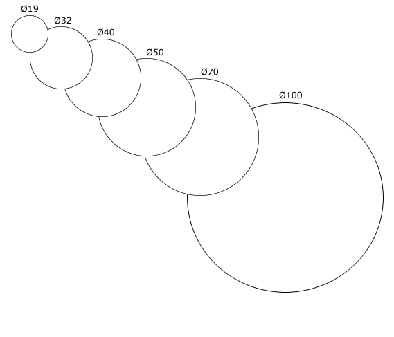 Demand Jet Matcoatede etiketter, runde etiketter