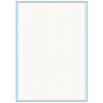 A4-1, 100% Recycled 1 stansad etiket/ark, 199,6 x 289,0 mm, benvit/matt, 75 ark - A-4 etiketter, 100% recycled