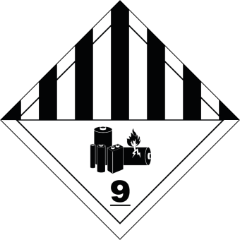 Farligt gods - Fareklasse 9 - 250 stk. - 