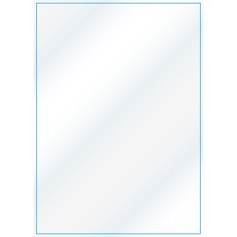 A4-1 slids, Gloss, 1 stansat etikett/ark, 210,0 x 295,3 mm, vit/gloss 100 ark - Etiketter på A-4 ark, vit blank