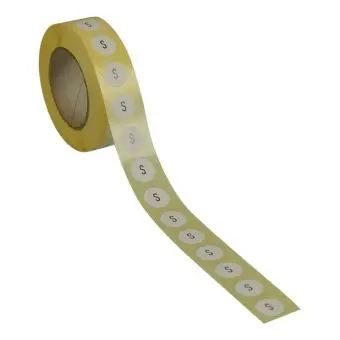 Storleksmärken, S, 1.000 st. - Diverse