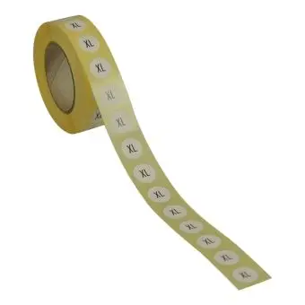 Storleksmärken, XL, 1.000 st. - Diverse