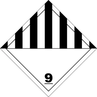 Farligt gods - Fareklasse 9 - 250 stk. - 