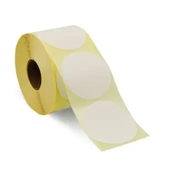 Transfer etiketter BASIC på rulle, Ø 70 mm - 1.000 st. - Transfer Basic etiketter