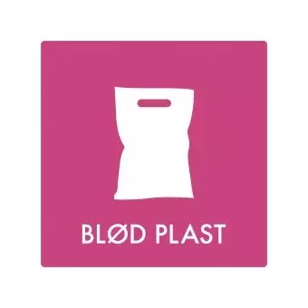Affaldspiktogram: Blød plast - 
