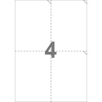 Transportetiketter på ark - 105 x 147,6 mm - 400 etiketter/låda - UPS Pakkelabels
