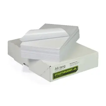 Fragtetiketter i A6-Lang ark, CONSIGNOR, 105,0 x 196,0 mm, 300 ark - 