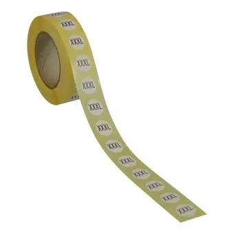 Storleksmärken, XXXL, 1.000 st. - Diverse