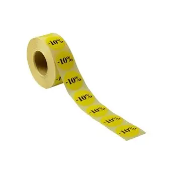 Rabattetiketter (rabatt 10%), 1000 st. - Förtryckta etiketter