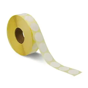Transfer etiketter BASIC  på rulle, Ø 25 mm - 2.500 st. - Transfer-etiketter