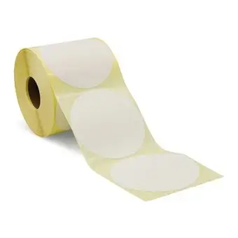 Transfer etiketter BASIC på rulle, Ø 100 mm - 750 st. - Transfer-etiketter