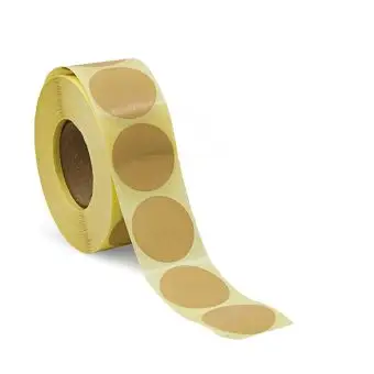 Rund etiket, Ø32, beige, 1000 st. - Runda etiketter