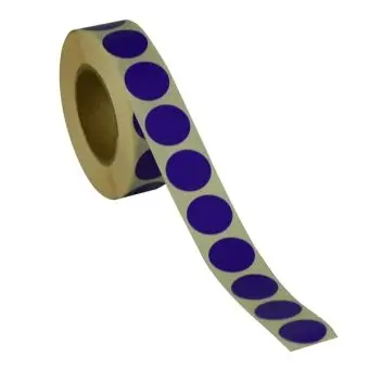 Rund etiket, Ø19, violett, 1000 st. - Runda etiketter