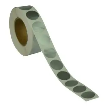 Rund etiket, Ø19, silver, 1000 st. - Runda etiketter