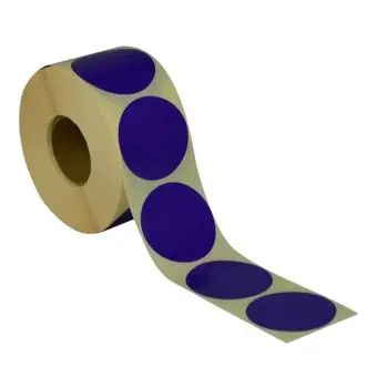 Rund etiket, Ø50, violett, 1000 st. - Runda etiketter