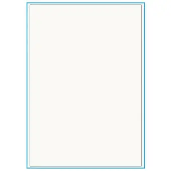 A4-1, 100% Recycled 1 stansad etiket/ark, 199,6 x 289,0 mm, benvit/matt, 75 ark - A4, A5 & A6 etiketter i ark