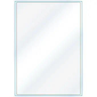 A4-1, Gloss, 1 stansat etikett/ark, 199,6 x 289,0 mm, vit/gloss , 100 ark - Etiketter på A-4 ark, vit blank