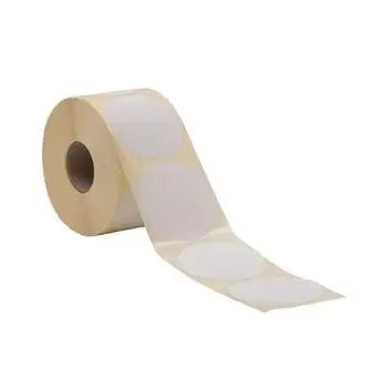 Termo TOP PREMIUM etiketter på rulle, Ø 70 mm - 1.000 st. - Termo etiketter