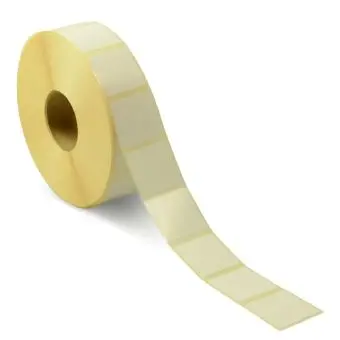 Termo ECO BASIC etiketter på rulle, 25 x 25 mm - 2500 st. - Termo etiketter