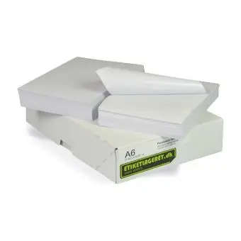 Transportetiketter på ark, A6 - TNT - 105 x 152 mm - 500 etiketter/låda - TNT transportetiketter